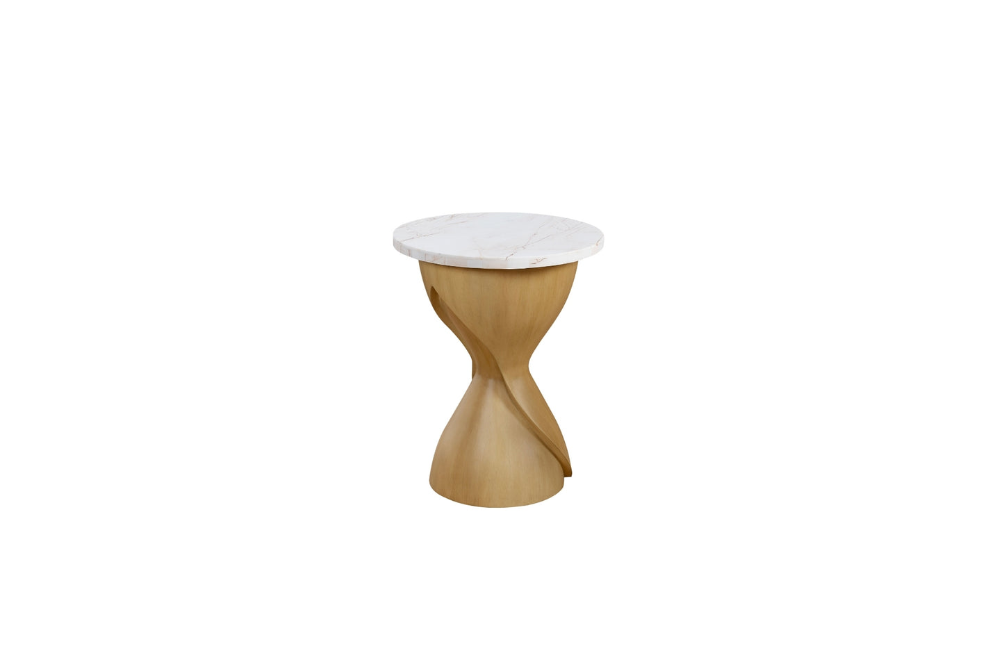 Marble-Top Pedestal Table