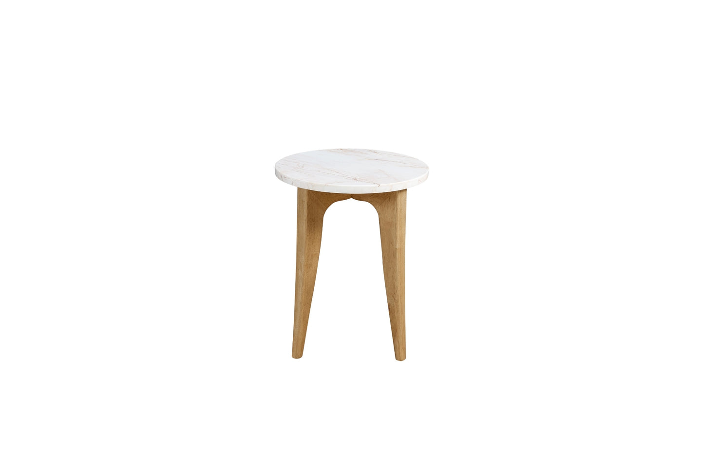 Marble-Top Accent Table