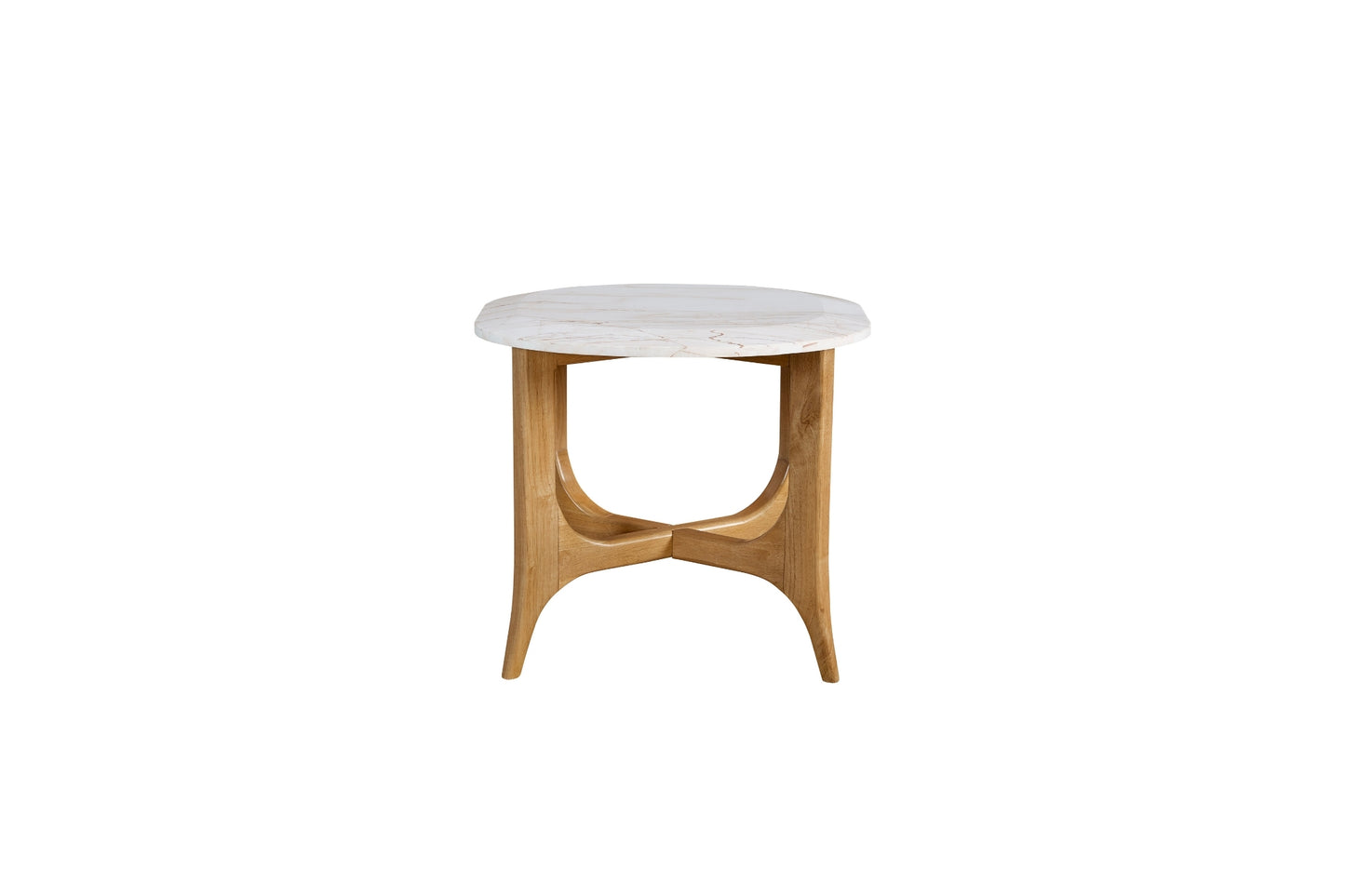 Marble-Top End Table
