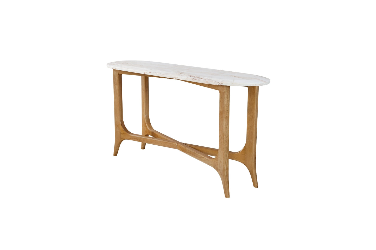 Marble-Top Console Table