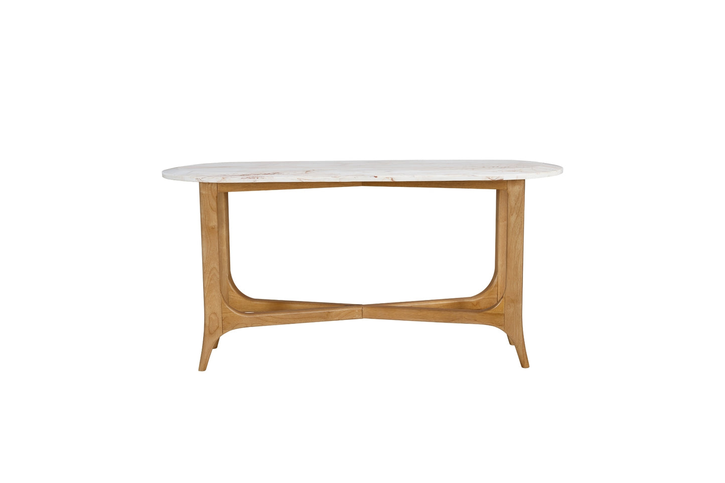 Marble-Top Console Table
