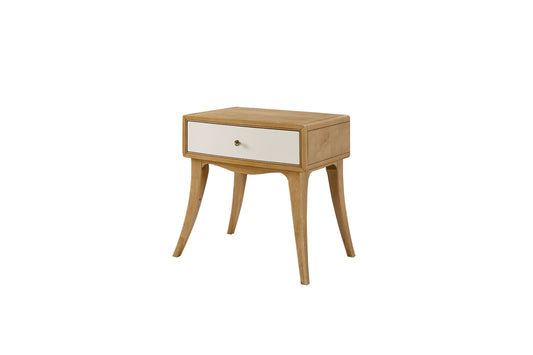 Two-Tone Leg Nightstand