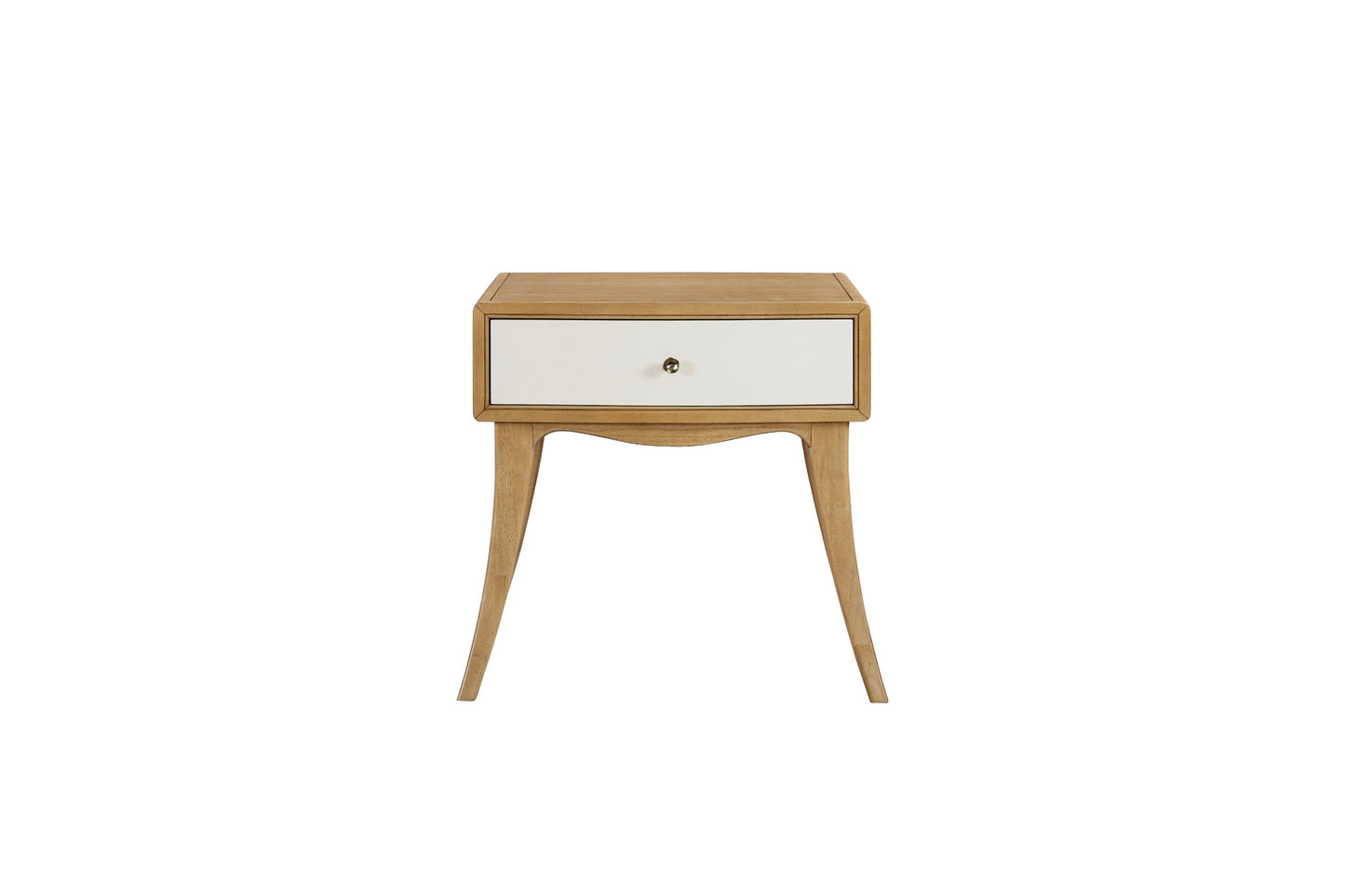 Two-Tone Leg Nightstand