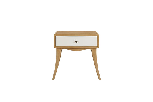 Two-Tone Leg Nightstand