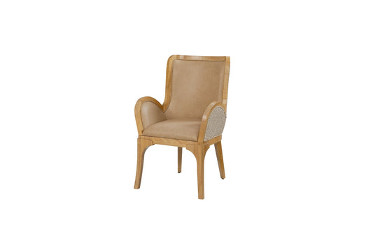 Leather Upholstered Arm Chair