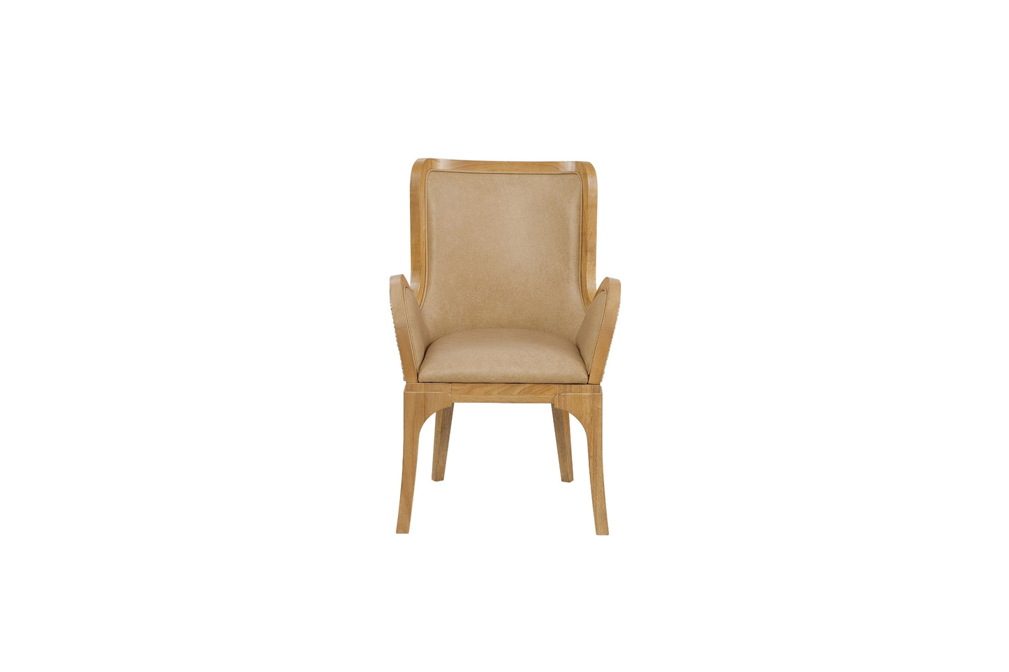 Leather Upholstered Arm Chair